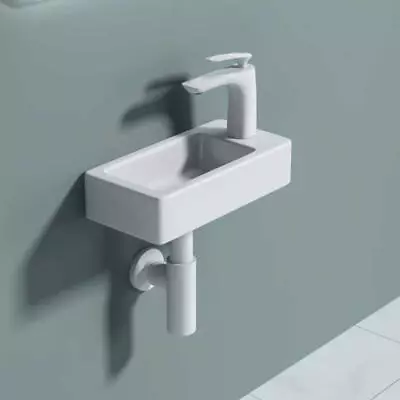 £34.51 • Buy Mini Compact Hand Wash Basin Small Bathroom Sink BRAND NEW!