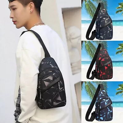 2022 Korean Version Chest Bag Men's Fashion Camouflage Men's Messenger Bag  • $8.99