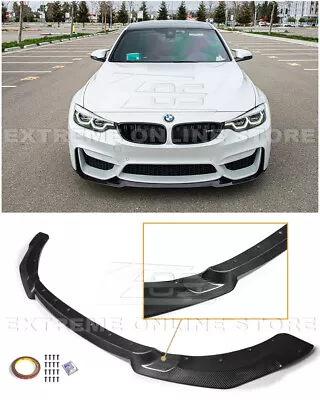 For 15-20 BMW F80 M3 | F82 F83 M4 CS Style CARBON FIBER Front Lower Lip Splitter • $299.98