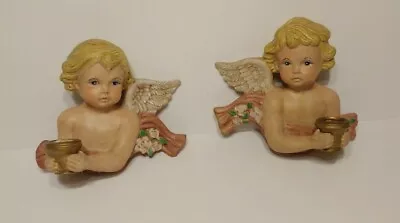 Cherub Wall Hanging Candle Holders  • $36.21