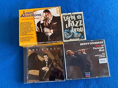 A Lot Of Jazz CD's - Armstrong - R. Crumb Card Set - Benny - Artie - See Photos • $90