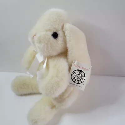 Mary Meyer Vintage Bunny Rabbit  Cream  Plush Stuffed Animal 10  Made In Korea  • $14.95