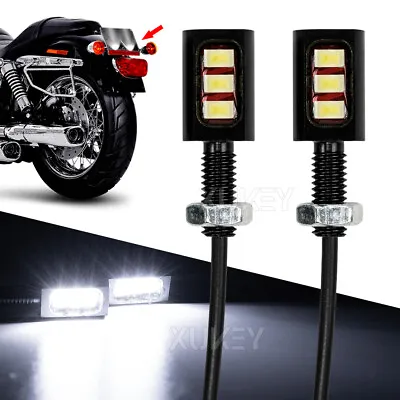 2X Universal White License Plate Light Motorcycle Screw SMD LED Bolt Lamp Car • $6.17