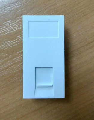 £4.99 • Buy Rj11 Fax Telephone Adsl Modem Socket Faceplate Euro Module By Pressac Openreach