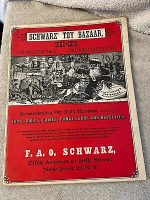 Vintage Schwarz Toy Bazaar 1862-1962 Centennial Celebration Christmas Catalog • $19.49