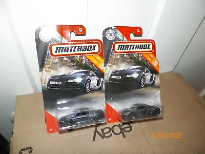 2 2020 Matchbox #29 Audi R8 Mbx City (gray) 1 Cracked Blister • $9.99