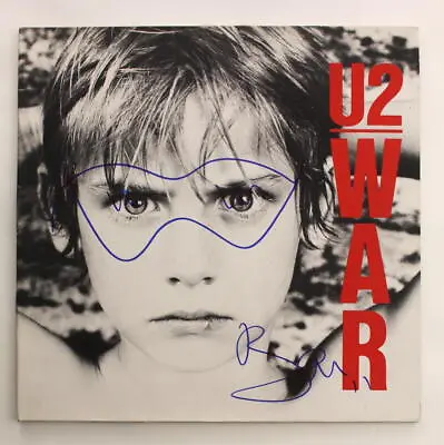 Bono U2 Signed Autograph Album Vinyl Record W/ Orginal Art Sketch War Jsa Coa • $4999.95
