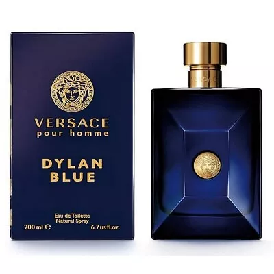 Versace Dylan Blue Pour Homme Cologne For Men EDT 6.7oz 200 Ml New In Box • $100