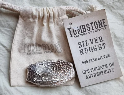 $305 • Buy TOMBSTONE (SCOTTSDALE),  5oz Silver Bar, Bag & Certificate. MINT