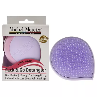 Michel Mercier Pack And Go Detangler Fine Hair - Purple-Pink Hair Brush 1 Pc • $18.35