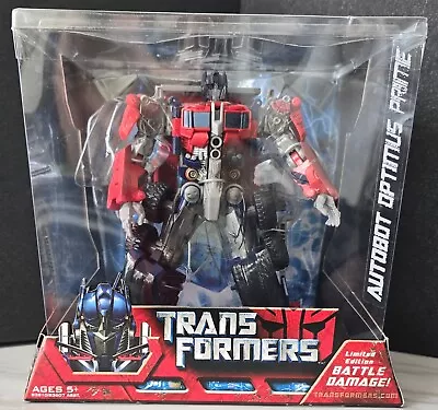 2007 Optimus Prime Battle Damage Voyager Class Limited Edition  RARE  • $92