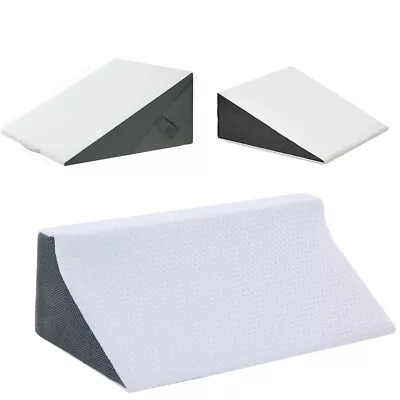 Memory Foam Bed Wedge Pillow With Removable Cover & Sleep Back Support Pillow • $31.99