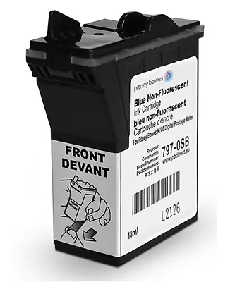 £71.94 • Buy Pitney Bowes DM50/55/60 K700 Franking Machine Genuine Ink Cartridge 797-0SB BLUE