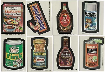 1973 Topps Wonder Bread Series 1-3 Wacky Packages 8 Stickers • $10