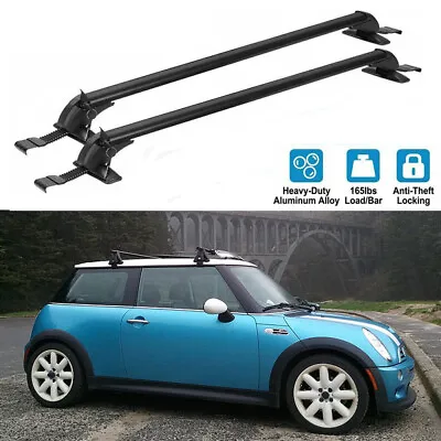 For Mini Cooper S R52 R53 Car Top Roof Rack Cross Bar Cargo Luggage Carrier Alu • $139.64