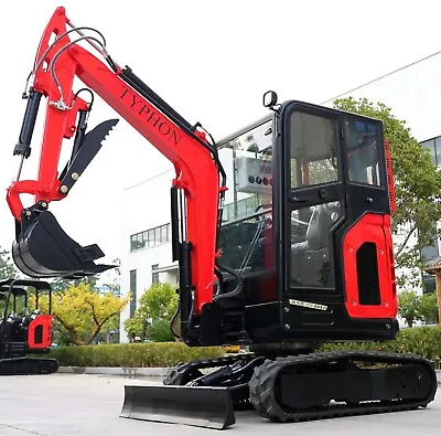 TYPHON TERROR X2 Mini Excavator 2.7 Ton Trench Digger EPA Diesel Perkins Engine • $20399.15