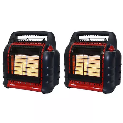 Mr. Heater 18000 BTU Big Buddy Portable Liquid Propane Gas Heater Unit (2 Pack) • $275.99