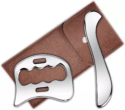 2-In-1 Stainless Steel Gua Sha Muscle Scraper Tool Myofascial Scraping Tools  • $36.55