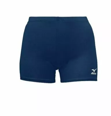 NWT Mizuno Vortex Women's/Girls Volleyball Shorts - Dark Navy Blue - 440202 • $20.99