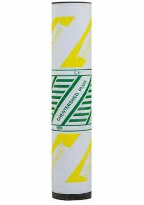 Chesterfelt Standard Grade Green Shed Roofing Felt 10m X 1m + Adhesive Option • £34.50