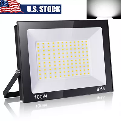 100000LM LED Flood Light Garden Outdoor Lamp Yard Security Spotlight Fixtures • $15.77