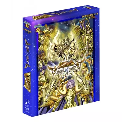 Los Caballeros Del Zodiaco: Soul Of Gold Alma De Oro 3 Discos Blu-Ray • $29.99