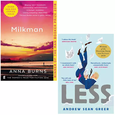 £12.99 • Buy Milkman: Winner Of The Man,Less: Winner Of The Pulitzer 2 Books Collection Set 
