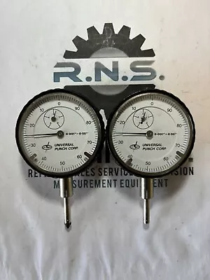 X2 Universal Punch Corp. Dial Indicators .001  Grads 0-.5  Range • $21.51