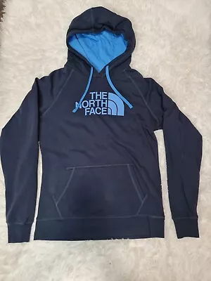 The North Face Women’s Size Large Hooded Sweatshirt Navy Blue Pullover Pocket • $23