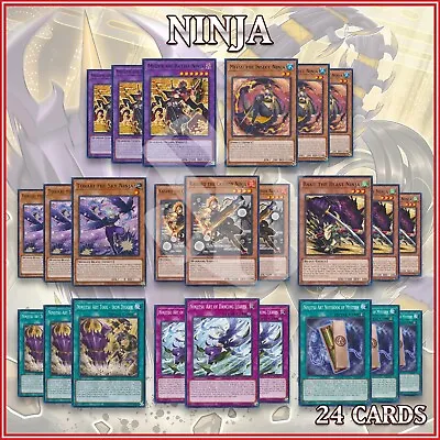 NINJA 24 DECK | Baku Kagero Meizen Mitsu Ninjitsu Notebook DABL MP23 YuGiOh • $6