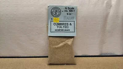 Arizona Rock & Mineral Co. - N Scale Cumbres & Toltec Decomposed Granite 10 Oz • $6