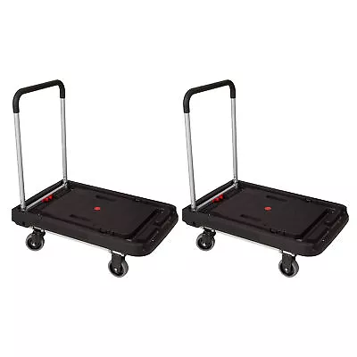 Magna Cart FFXL Folding Platform Transport Cart Dolly 500lb Capacity (2 Pack) • $239.98