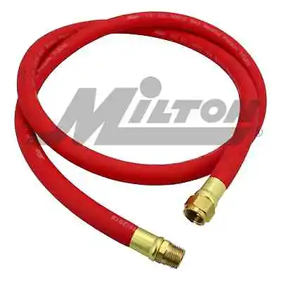 Milton® Air Leader Hose 1/2  X 6 Ft. Rubber Hose - 1/2  NPT Brass Ends • $29.69