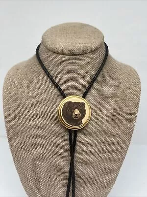 Barlow Bear Bolo Tie South Western Look • $15