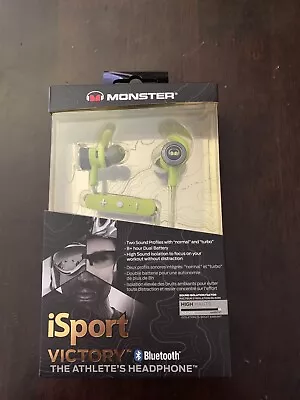 Monster ISport Victory W/ Apple ControlTalk In-Ear Only Headphones - Green • $55