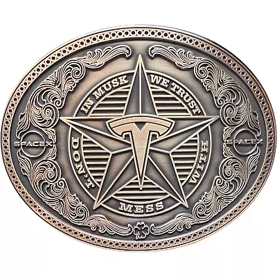 GL10-007 Don't Mess With Tesla Giga In Elon Musk We Trust SpaceX Texas Style Wes • $39.99