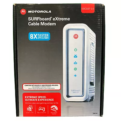 Motorola ARRIS SURFboard SB6141 Docsis 3.0 Cable Modem No Power Supply • $6