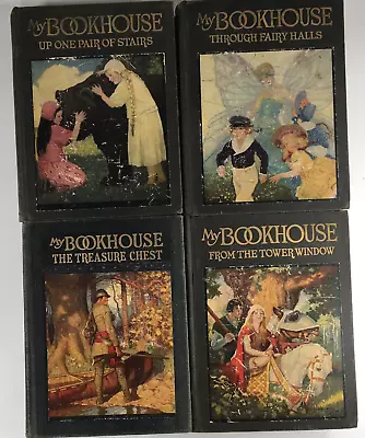 Lot Of 4: My BookHouse: Up One Pair Of Stairs Through Fairy Halls VTG HC 1920s • $54.99