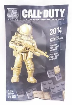 New Sealed Mega Bloks Call Of Duty Ghosts 2014 Exclusive Gold Figure SDCC • $23.12