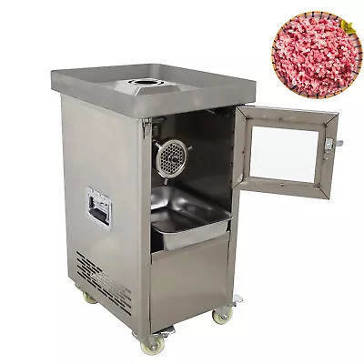 8mm Electric Commercial Meat Grinder W/Trays Meat Grinding Machine 110V 400kg/h • $809.34