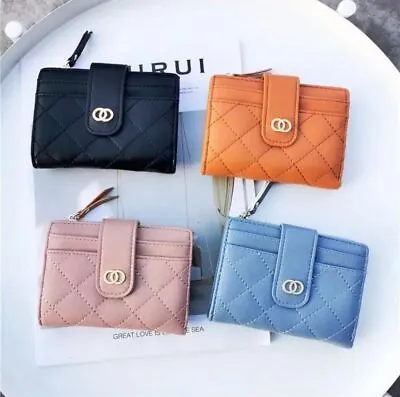 £6.48 • Buy Ladies Faux Leather Purse Short Card Package Wallet Phone Holder Clutch Handbag