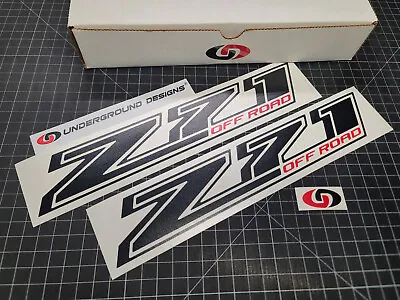 Z71 Off Road Decals (2pk) Chevy Fender Stickers 2-Color For Silverado 2014-2023 • $34.18