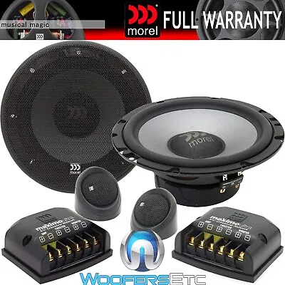 MOREL MAXIMO ULTRA 602 MKii 6.5  90W RMS COMPONENT SPEAKERS TWEETERS NEW • $289