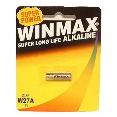 Winmax W27a Alkaline Battery-(27abp1) • $3.95