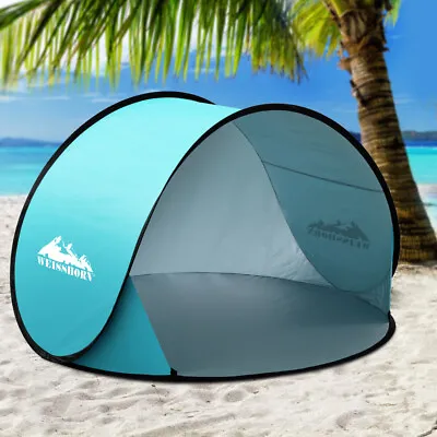 $33.95 • Buy Weisshorn Pop Up Beach Tent Camping Portable Sun Shade Shelter Fishing