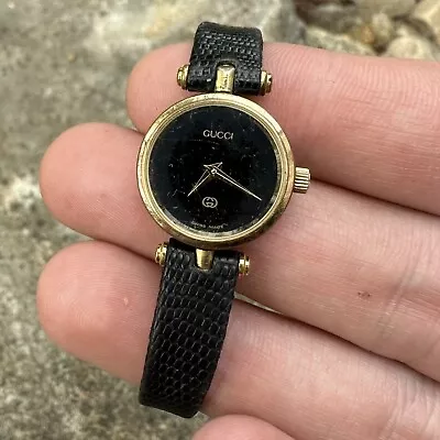 Vintage Gucci Sherry Line Swiss Made Ladies Watch - Not Working Needs Repair • $75