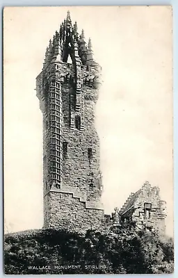 Postcard Wallace Monument Stirling Scotland • £3