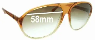 $42.99 • Buy SFx Replacement Sunglass Lenses Fits Von Zipper Rockford - 58mm Wide