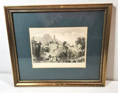Drawn By T. Allom Framed Picture Artwork Home Decor 13  X 11  • $19.99