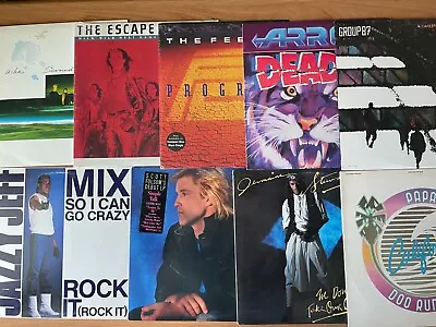 Lot Of 9 Electronic-rock-pop Records/a-ha/the Escape Club/the Feeling/group 87 • $15